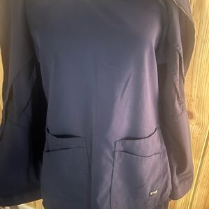 💙🩺 3 Piece Grey's Anatomy Navy Blue Scrubs Set💙🩺